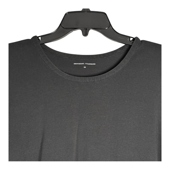 Universal Standard Halie T-Shirt Dress in Black - Picture 3 of 8